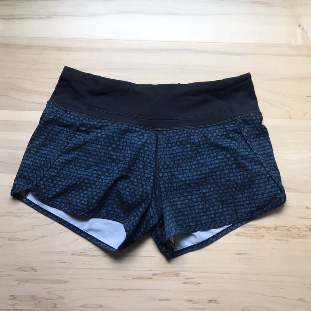 Lulu lemon speed shorts size 4